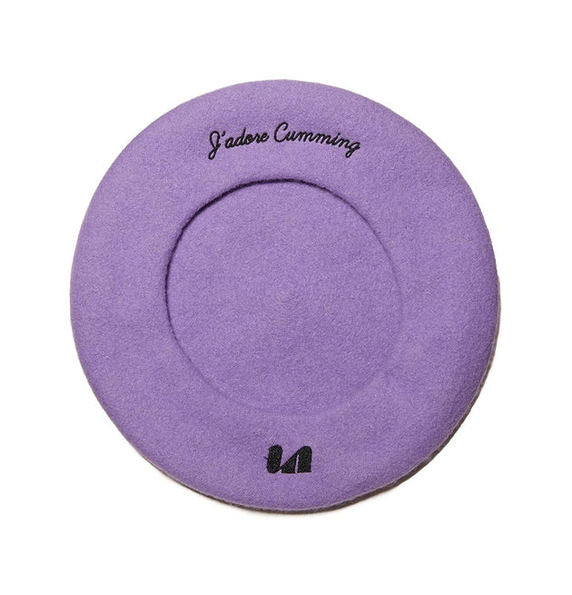 J'Adore Cumming beret in Violet