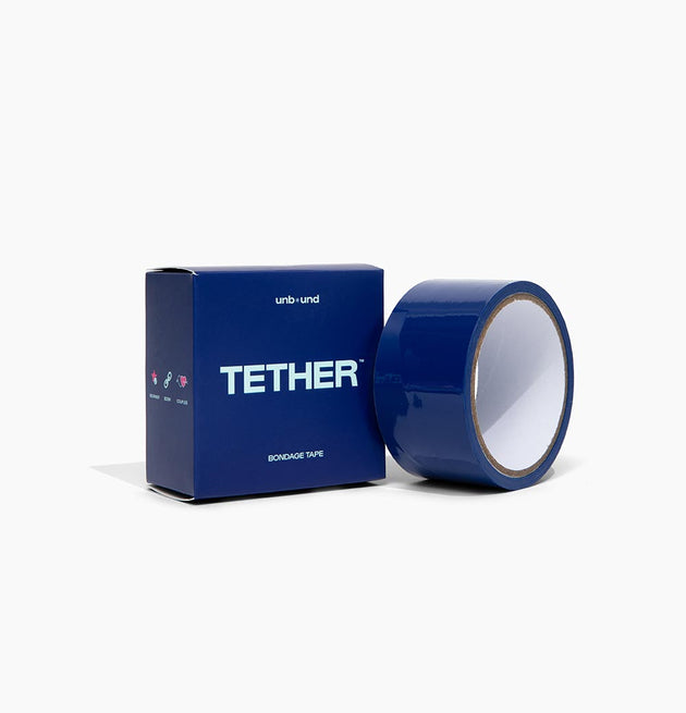 Tether with packaging
