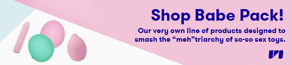 Advertisement for silicone sex toys by Unbound