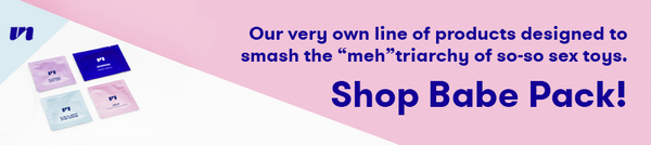 Advertisement for silicone sex toys by Unbound