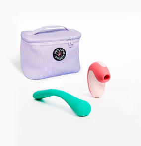 Violet Storage Bag, Mint Bender, Quartz Puff