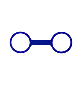 Navy blue silicone handcuffs