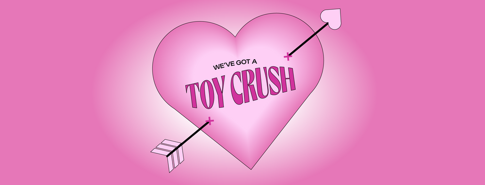 graphic of an arrow shot through a heart with text